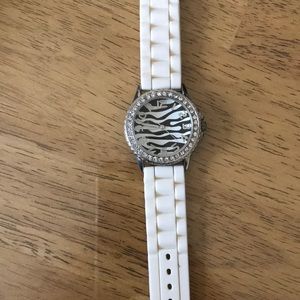 Zebra-print watch